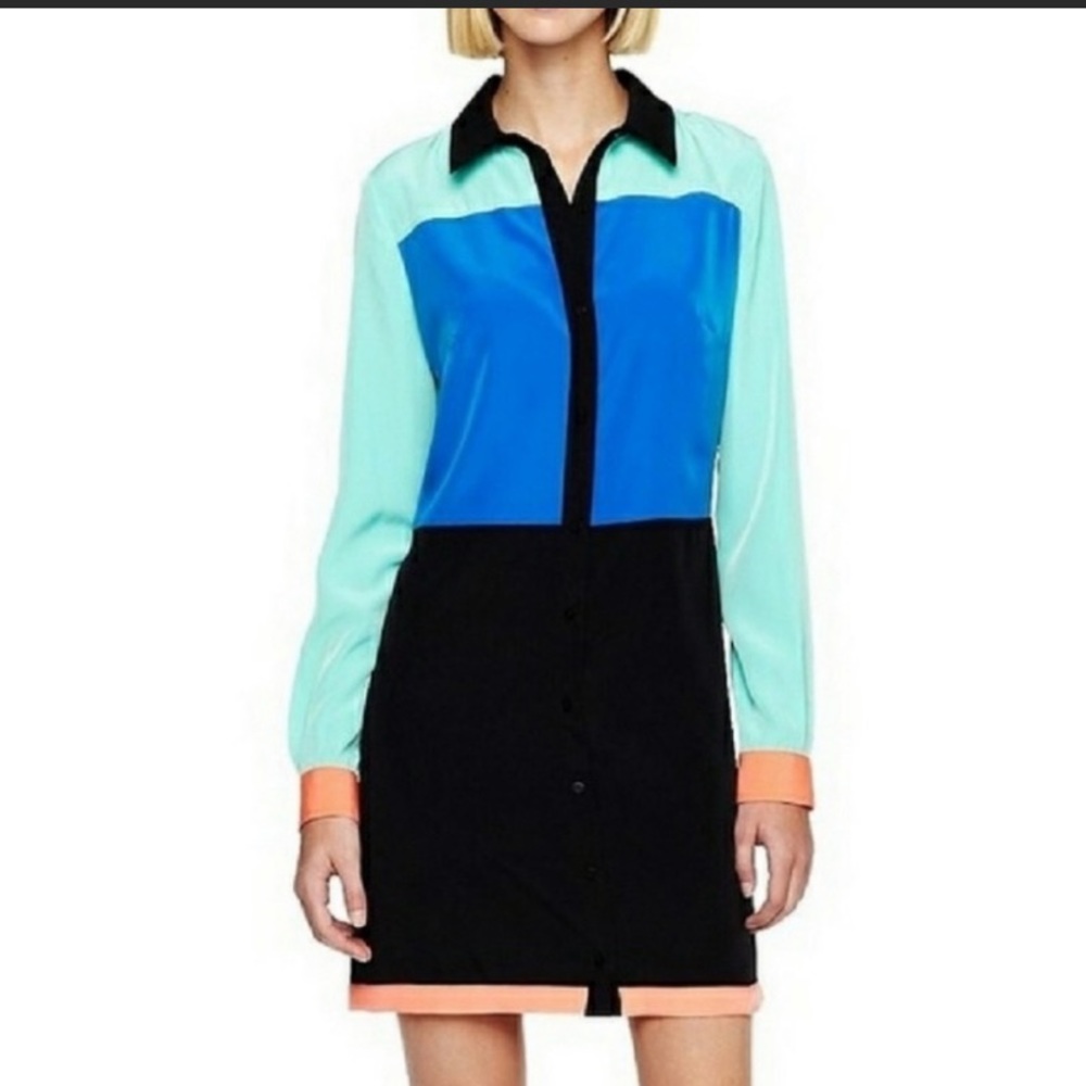 I HEART RONSON Colorblock Dress
